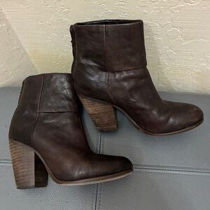 Rag & Bone Brown Newbury ankle boots